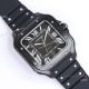 GF Factory Solid Black Cartier Santos de Large Model 9015 Watch Mens (2)_th.jpg